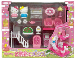 Muraoka Hello Kitty Nuostabus 2 auk&scaron;tų namas Žaislas Apsimetinėjimas Mergaitėms nuo 3 metų white