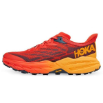 HOKA Speedgoat 5 2E Plati Fiesta &Scaron;viesiai Geltona Vyri&scaron;ki Bėgimo Bateliai Raudoni 1123159-FRYL 43⅓