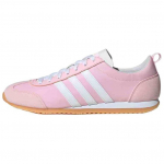 Adidas Vs Jog 2.0 Patogūs Patvarūs Žemi Laisvalaikio Batai Unisex Laisvalaikio Batai Rožiniai Balti JR4650 36