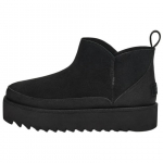 UGG Alina Ultra Mini Platforma Apvalus priekis Madingi Patogūs Trumpi Batai Moteri&scaron;ki Batai Juodi 1166753-BLK 38 black