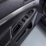 Carbon fiber Window Lift Switch Button Trim Sticker For Infiniti G37 G35 07-2013