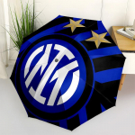 Inter Milan, Automati&scaron;kai atsidaranti ir užsidaranti skėčio emblema, 8 &scaron;onkaulių konstrukcija, Ne&scaron;iojamas skėtis, Tinka vyrams ir moterims visais metų laikais, Puiki dovana