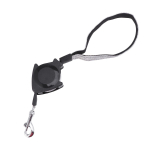 Automatinis įtraukiamas pavadėlis &Scaron;uns dresavimo pavadėlis Ergonomi&scaron;ka rankena lengvam valdymui Teleskopinis traukimo lynas Juodas 11.5X8X2CM gray