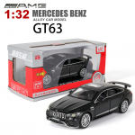 1/32 Diecast Car Benz AMG GT63 modelio automobilis, patraukite atgal su garsu ir lengvu žaisliniu automobiliu berniukams, mergaitėms, suaugusiems 1/32-15.5x6.5x4.5cm juoda