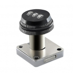 1 rinkinio skaitmeninis slaptažodžio užraktas, sutir&scaron;tintas 3 skaitmenų dizainas, cinko lydinio pa&scaron;to dėžutės stalčius, saugos numerio kodo užraktas, naudojamas kasdien sidabras