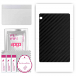 apgo Protective Skin Sticker for the back compatible with LG Ultra Tab, Wrap Film, Foil, Vinyl - Pattern Carbon Black