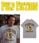 Garsus režisierius Quentin Tarantino Filmas Pulp Fiction Jhon Travolta Banana Slugs To paties stiliaus mar&scaron;kinėliai Unisex Unisex laisvalaikio laisvi unisex mar&scaron;kinėliai 4XL