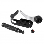 PRO Handheld Steadycam vaizdo stabilizatorius, skirtas skaitmeninei kamerai, DV DSLR SLR balta