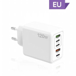 &bdquo;Xiaomi&ldquo; 120 W greito įkroviklio kelių prievadų USB C PD įkroviklio greito įkrovimo 3.0 sieninio telefono įkroviklio adapteris, skirtas &bdquo;iPhone 16 15 14 Samsung&ldquo; EU Plug