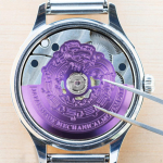 Automatic Mechanical Movement, Hammer Rotor, Spare Part to Be Used, Watch Accessory for 7S26 7S36 violetinė
