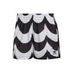 Adidas Originals Marimekko Patogūs Sportiniai Siuvinėti Kvėpuojantys Laisvalaikio &Scaron;ortai Moteri&scaron;ki &Scaron;ortai Juodi Balti H20477 34