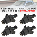 4 vnt. Kuro purk&scaron;tukai BMW E36 E46 Z3 316 318i M43 1.9 8v 93-05 D3768FA 1247931