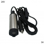 12L/min 12V 24V DC elektrinis panardinamasis siurblys Dyzelinas Kuras Vanduo Tepalas Automobilių kempingų Povandeninis aliuminio lydinio perdavimo siurblys