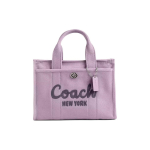 Coach Cargo 26 Siuvinėtas logotipas Užtrauktuko užsegimas Didelės talpos Drobės ir satino pirkinių krep&scaron;ys Unisex Pirkinių krep&scaron;ys &Scaron;viesiai violetinis CP164-LHSF1 Basic Set (Bag+Dust Bag)