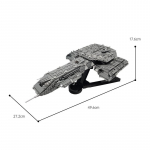 MOC Tarpžvaigždžių Planetos Filmo Stargate Atlantis BC-304 Daedalus Giliosios Erdvės Laivas Kosminis Laivas Žaisliniai Statybiniai Blokeliai Vaikų Gimtadienio Dovana