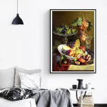 Deimantinis siuvinėjimas Namų virtuvės sienų dekoras Deimantinis dažymas kryželiu pilnas apvalus kri&scaron;tolinis paveikslėlis 20X30CM