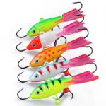 5 vnt Poledinės žūklės masalas Žieminės žūklės masalas 3D Eyes High Simuliacinis žvejybos Jig Masalas poledinė žvejyba 5PCS B017