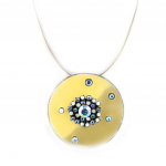 Les Tr&eacute;sors De Lily [E0655] - Collier Cr&eacute;ateur 'Mimosas' Beige smėlis