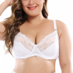 Ploni kau&scaron;eliai liemenėlės moterims su viela Sexy Lace Lingerie Didelio dydžio apatinis trikotažas 38D-48 D taurė 95D