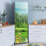 39 pasirinkimo stiliai Gėlės Peizažas &Scaron;aldytuvas Lipdukas Nulupamas Neper&scaron;lampamas Dviejų durų &scaron;aldiklio Spintelės Dekoras Meninė freska 60x180cm(not cut)