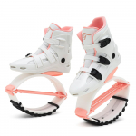 4T &scaron;okinėjimo bateliai kengūra &scaron;okinėjantys sportiniai fitneso &scaron;okinėjimo batai moterims at&scaron;okimo treniruotėms Kūno formavimas XXL 42-44（4T) rožinė/balta