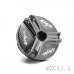 CNC Engine Oil Filler Cap Plug Cover For Kawasaki Ninja650/R ninja 400 250 300/R zx6r zx10r zx14r ninja 1000 R Z1000SX M20X2.5 grey gray