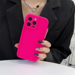 Paprastas vientisos spalvos matinis mink&scaron;tas silikoninis dėklas, skirtas iPhone 15 14 13 12 11 Pro Max XR XS 7 8Plus viskas įskaičiuota apsaugos nuo kritimo dėklai iPhone 11 ry&scaron;kiai rožinė