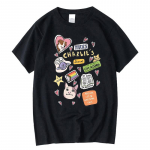 Unisex 2022 Heartstopper mar&scaron;kinėliai Unisex estetiniai grafiniai mados mar&scaron;kinėliai Unisex Juokingi kasdieniai atsitiktiniai negabaritinių 100 % medvilnės mar&scaron;kinėliai Drabužiai 3XL