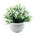1 rinkinio imitacinis bonsai ekologi&scaron;kas namams plastikinis daugiaspalvis dirbtinės žolės vazonas Unikalus vestuvių dekoro plastikas