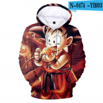 Pavasario rudens anime 3D spausdinti gobtuvai Vyri&scaron;ki/moteri&scaron;ki megztiniai Goku ki&scaron;eninis gobtuvas Madingi gatvės drabužiai Goku sportinis kostiumas, dideli vir&scaron;utiniai drabužiai L