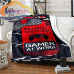 Flanelė žaidimo rankena Antklodė Gamer Print All Season Lengvas pliu&scaron;inis Cozy Super Mink&scaron;ta Prabangi sofa sofa-lova 150x180cm