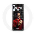 Coque pour Samsung Galaxy A20 La Casa De Papel Berlin Masque