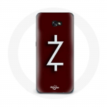 Coque pour Samsung Galaxy A5 2017 Ozark Saison 4 Logo Z Blanc Fond Rouge