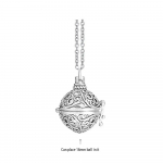 Muzikos varpelis Meksikos angelas Ball Caller Locket karoliai Antikvariniai vintage nė&scaron;tumo eterinių aliejų difuzorius Aromaterapijos karoliai 70cm
