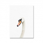 Towoto Baby Animal Print &Scaron;iaurės &scaron;alių plakatas Minimalistinis drobės tapyba Safari Darželis Sienų Menas Vaikų Kūdikių Kambario Apdailos Nuotraukos Be rėmelių 21*30cm