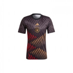 Adidas Dry-Fit dryžuoti trumpomis rankovėmis futbolo mar&scaron;kinėliai vyrams Juodi HC1286 XXL