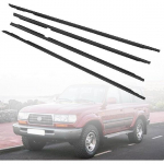 Weatherstrip durų langų liejimo apdailos sandariklio diržas, suderinamas su Toyota Land Cruiser 1991-1998, Lexus LX450 1996-1997 Pakeisti:75710-60021 75720-60021