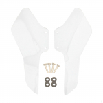 Motorcycle Side Windshield Wind Deflectors, Easy to Install Accessories,