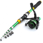 Naujas žalias me&scaron;kerės komplektas 5.2:1 Besisukiojanti Ritė 1.8m Me&scaron;kerė Masalas Kabliukas Valas Ne&scaron;iojamų Priedų Paketas Tinka Pradedantiesiems A