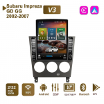 9,7 colio Android automobilio radijas, skirtas Subaru Impreza GD GG 2002-2007 2 DIN Tesla vertikalus ekranas Carplay Autoradio Multimedia Player 2+32GB