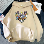 &bdquo;Undertale Chara&ldquo; žaidimo personažai, spausdinti gobtuvai, vyri&scaron;ki/moteri&scaron;ki &bdquo;Kawaii&ldquo; manga drabužiai, populiarūs grafiniai megztiniai, rudens vir&scaron;ūnės S chaki