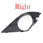 1/2 vnt rūko žibinto rėmo rėmo dangteliai skylės grotelės, skirtos BMW E60 E61 M Sport 2003-2009 525i 528i 530i 2004-2010 rūko žibinto dangtis Bazel grotelės kairėje / de&scaron;inėje