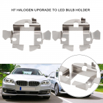 Komplektai H7 Adapteriai Laikiklis LED Dalių Laikiklis 2vnt/Rinkinys Priedai Automobilis BMW E60 Skirtas Vauxhall Insignia Astra H7 CHINA