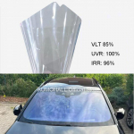 VLT 85 % skaidrios chameleono spalvos automobilio priekinio stiklo plėvelės, &scaron;viesiai mėlyna langų plėvelė, langų priekinio stiklo apsaugos nuo saulės plėvelė 50cmx3m