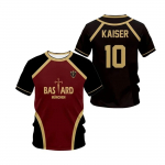 Jersey Futsal Pattern Vl Replika Blue Lock Anime Bastard Munich Vasaros vyri&scaron;ki ir moteri&scaron;ki 3D mar&scaron;kinėliai Kasdieniai sportiniai mar&scaron;kinėliai vir&scaron;us S
