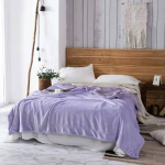 Dviejų sluoksnių koralų vilnos žiemos antklodė su ėriuko vilna - 50 x60 flanelinė kompozicinė antklodė. 2*2.3m (4 lbs)