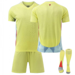 2425Spain Away Futbolo megztiniai &scaron;ortai ir kojinės Naujo sezono &scaron;ortai ir kojinės suaugusiems ir vaikams dydžio rinkinys L