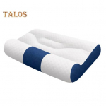 Kaklo skausmą mal&scaron;inanti Memory Foam gimdos kaklo pagalvė, reguliuojama ortopedinė sumu&scaron;tinio tipo pagalvė, mink&scaron;ta, kvėpuojanti kaklo pagalvė bet kokio amžiaus miegantiems bet kokioje padėtyje 40x60cm mėlyna