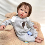 Didelės 70 cm Reborn kūdikių lėlės Liam Rankų darbo 3D tapytos Auk&scaron;tos spalvos modeliavimo lėlė Realisti&scaron;kai atrodanti Miela &Scaron;velnus medžiaginis kūnas Naujagimio lėlė mergaitei ir berniukui 70cm
