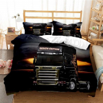 Scania Sunkvežimio Antklodės Užvalkalų Komplektas 3D Spaudinys Mink&scaron;tas Antklodės Užvalkalas Mikropluo&scaron;to Patalynės Komplektas Madingas Sunkvežimio Antklodės Užvalkalas Kambario Dekorui 2/3 vnt. Au Queen 210x210cm
